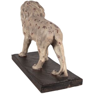 Clayre & Eef 5MG0030 Décoration Lion 55x23x40 cm Beige Marron