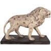 Clayre & Eef 5MG0030 Décoration Lion 55x23x40 cm Beige Marron