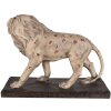 Clayre & Eef 5MG0030 Décoration Lion 55x23x40 cm Beige Marron