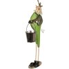 Clayre & Eef 5Y1219 Oiseau décoratif Vert 30x15x83 cm Décoration de jardin stylée