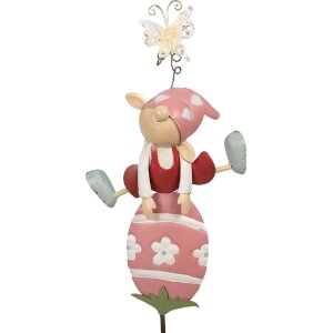 Clayre & Eef 5Y1223 Cadre de jardin nain 24x7x84 cm rose