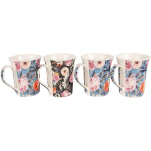 Clayre & Eef 6CEMS0048 Tasse 4 pièces 12x 8x10...