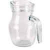 Clayre & Eef 6GL4871 Carafe en verre Transparent 500 ml 14x9x13 cm