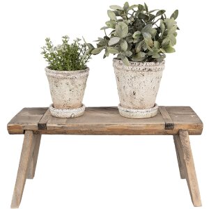 Clayre & Eef 6H2314 Table pour plantes marron 44x18x20 cm