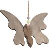 Clayre & Eef 6H2320 Décoration Pendentif Papillon 21x3x15 cm Marron