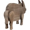 Clayre & Eef 6H2322 Cochon décoratif brun 42x9x28 cm