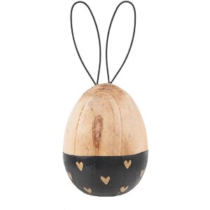 Clayre & Eef 6H2383 Lapin décoratif Marron Ø 6x14 cm