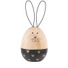 Clayre & Eef 6H2383 Lapin décoratif Marron Ø 6x14 cm