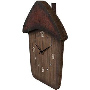 Clayre & Eef 6KL0820 Horloge murale marron 37x4x40 cm...