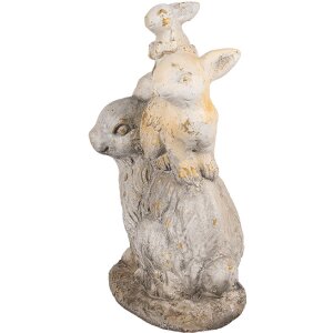 Clayre & Eef 6MG0032 Lapin décoratif 27x18x43cm Brun Beige