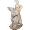 Clayre & Eef 6MG0032 Lapin décoratif 27x18x43cm Brun Beige