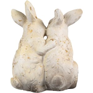 Clayre & Eef 6MG0033 Lapin décoratif 26x18x33 cm Brun Beige