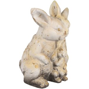 Clayre & Eef 6MG0033 Lapin décoratif 26x18x33 cm Brun Beige