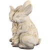 Clayre & Eef 6MG0033 Lapin décoratif 26x18x33 cm Brun Beige