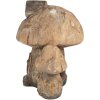 Clayre & Eef 6MG0037 Champignon décoratif brun 34x29x35 cm