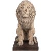 Clayre & Eef 6MG0043 Décoration lion baroque beige 30x23x45 cm