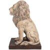 Clayre & Eef 6MG0043 Décoration lion baroque beige 30x23x45 cm