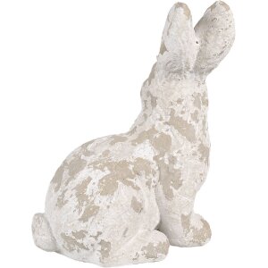 Clayre & Eef 6MG0044 Décoration Lapin 29x19x39 cm Blanc Beige