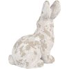 Clayre & Eef 6MG0044 Décoration Lapin 29x19x39 cm Blanc Beige