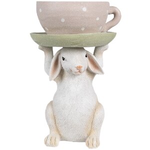 Clayre & Eef 6PR3998 Lapin décoratif 15x14x24...