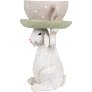 Clayre & Eef 6PR3998 Lapin décoratif 15x14x24...