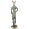 Clayre & Eef 6PR4009 Lapin décoratif Beige Vert 5x4x20 cm