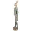 Clayre & Eef 6PR4010 Lapin décoratif Beige/Vert 11x8x40 cm