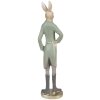 Clayre & Eef 6PR4010 Lapin décoratif Beige/Vert 11x8x40 cm