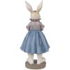 Clayre & Eef 6PR4016 Lapin décoratif Beige Bleu 12x10x27 cm