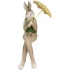 Clayre & Eef 6PR4020 Lapin décoratif 22x18x43 cm brun vert