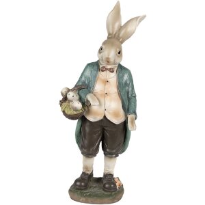 Clayre & Eef 6PR4023 Décor Lapin 17x10x38 cm...