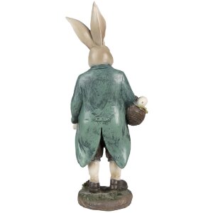 Clayre & Eef 6PR4023 Décor Lapin 17x10x38 cm brun vert