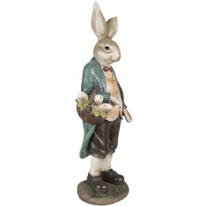 Clayre & Eef 6PR4023 Décor Lapin 17x10x38 cm brun vert