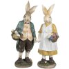 Clayre & Eef 6PR4023 Décor Lapin 17x10x38 cm brun vert