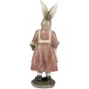 Clayre & Eef 6PR4024 Lapin décoratif 14x11x38cm brun rose