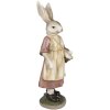 Clayre & Eef 6PR4024 Lapin décoratif 14x11x38cm brun rose