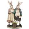 Clayre & Eef 6PR4025 Lapin décoratif 15x8x26 cm en brun