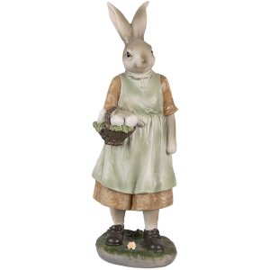 Clayre & Eef 6PR4026 Lapin décoratif brun vert...