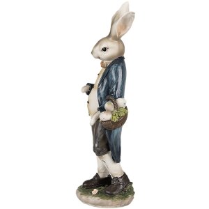 Clayre & Eef 6PR4027 Lapin décoratif brun bleu...