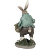 Clayre & Eef 6PR4028 Lapin décoratif 18x16x32cm brun vert