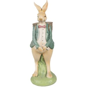 Clayre & Eef 6PR4031 Lapin décoratif brun vert...