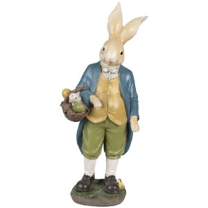 Clayre & Eef 6PR4033 Décor Lapin 17x10x38cm...