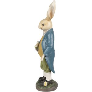 Clayre & Eef 6PR4033 Décor Lapin 17x10x38cm brun bleu