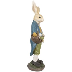 Clayre & Eef 6PR4033 Décor Lapin 17x10x38cm brun bleu