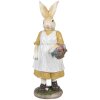 Clayre & Eef 6PR4034 Lapin décoratif 14x11x38cm Beige Jaune