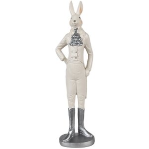 Clayre & Eef 6PR4040 Lapin décoratif blanc...