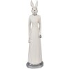 Clayre & Eef 6PR4041 Lapin décoratif blanc 11x9x41 cm