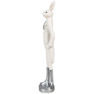 Clayre & Eef 6PR4042 Lapin décoratif blanc...