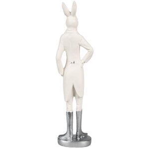 Clayre & Eef 6PR4042 Lapin décoratif blanc 8x7x28 cm