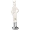 Clayre & Eef 6PR4042 Lapin décoratif blanc 8x7x28 cm